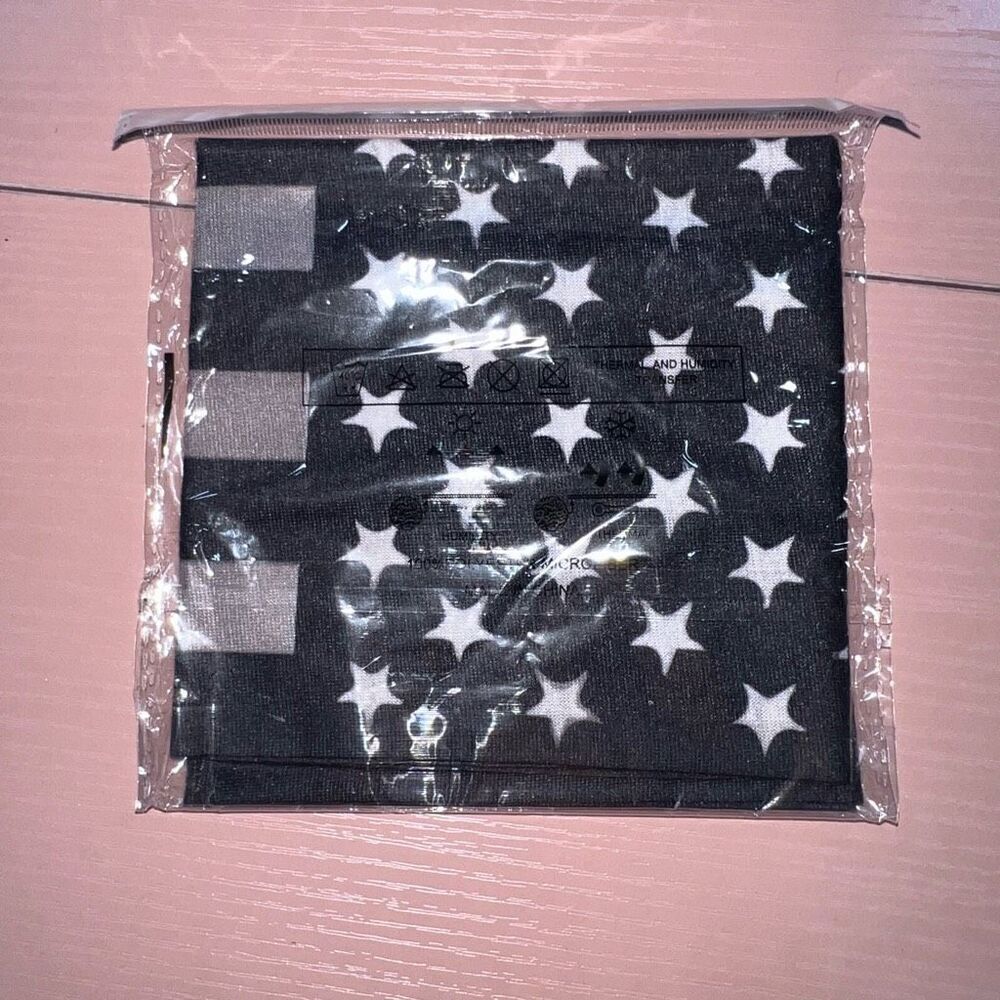 Blue Line Flag Police Face Mask - Picture 2 of 3